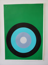 Stephanie Henderson | Target Practice in Emerald | Framed 48” x 35.75”