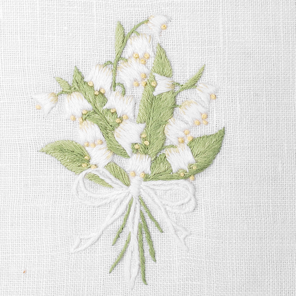 Lily Of The Valley Lavender-Filled Linen Sachet