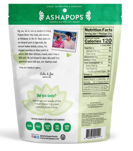 1oz Vegan Cheese - AshaPops Popped Water Lily Seeds