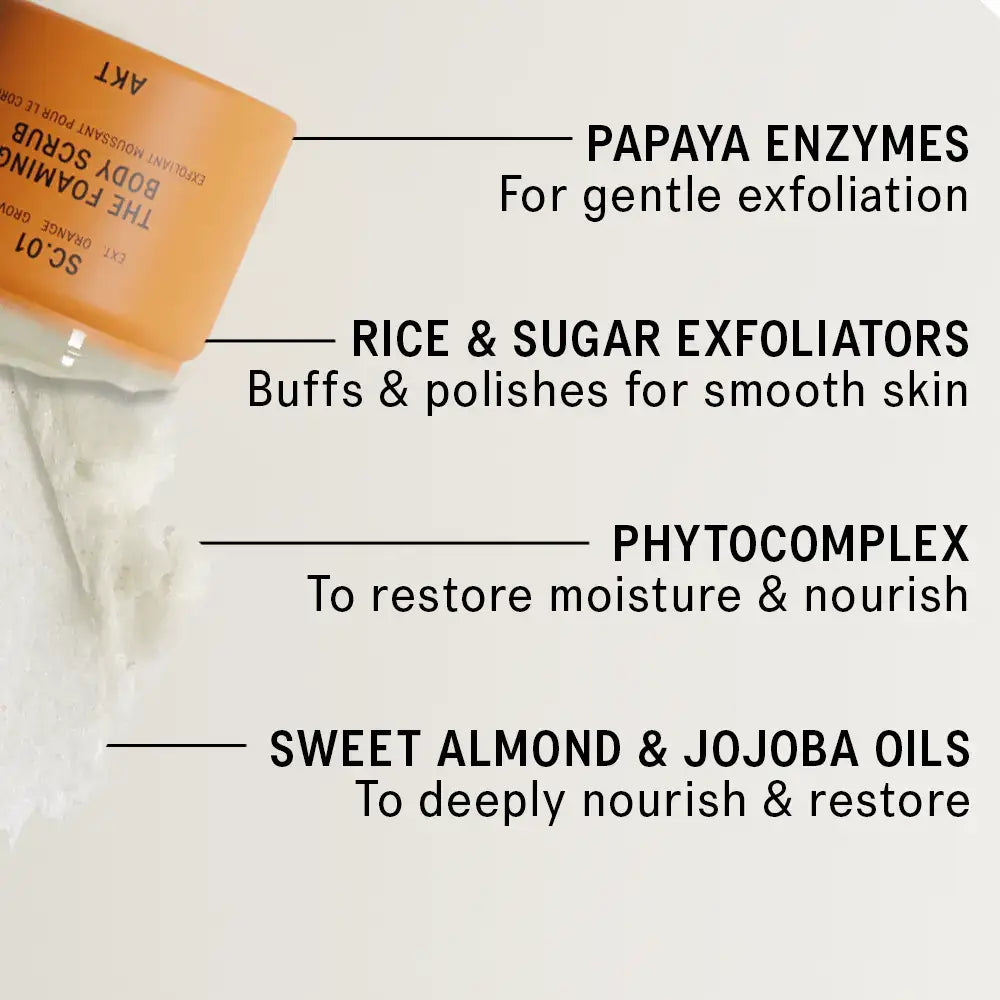 The Foaming Body Scrub: SC.01 Orange Grove