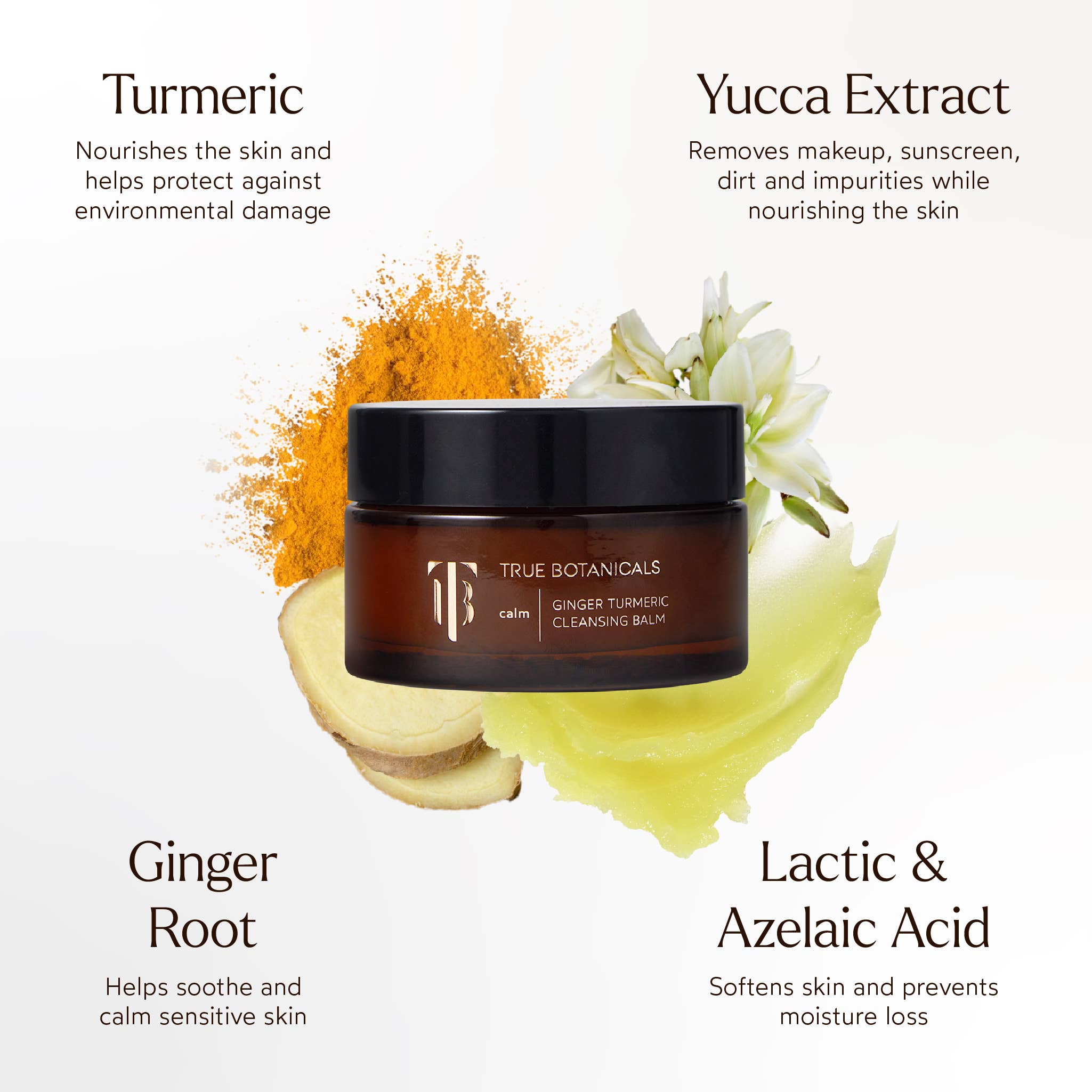 Ginger Turmeric Makeup Removing Cleansing Balm: Full Size (3.4 oz | 100 ml)