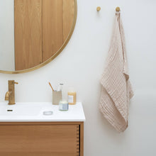 FINE Hand Towel - Stone: Stone / 100% GOTS certified organic cotton / 60 x 100 cm /23.6 x 39.4"