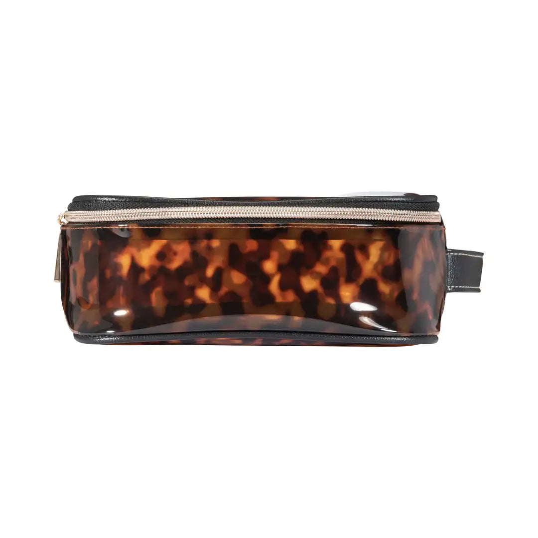 Miami Clearly Tortoise Claire Jumbo Makeup Case