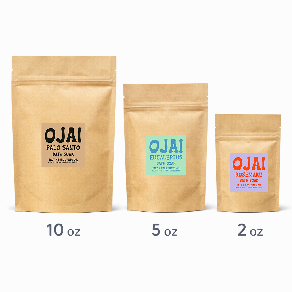 Ojai Palo Santo Bath Salts: 10 oz