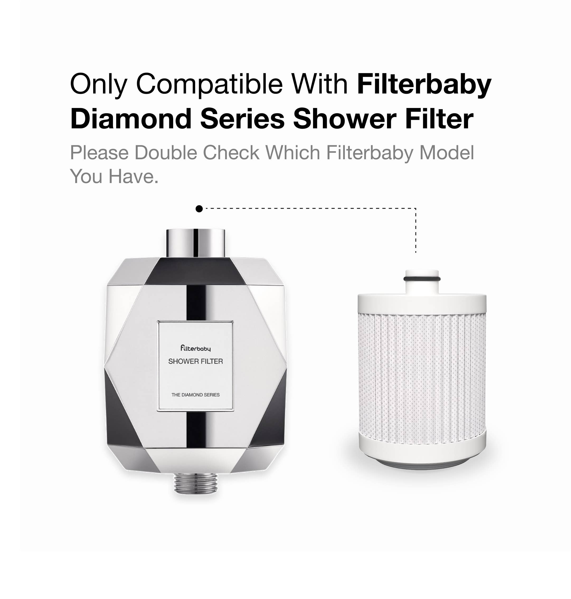 Diamond Series Shower Filter Refill