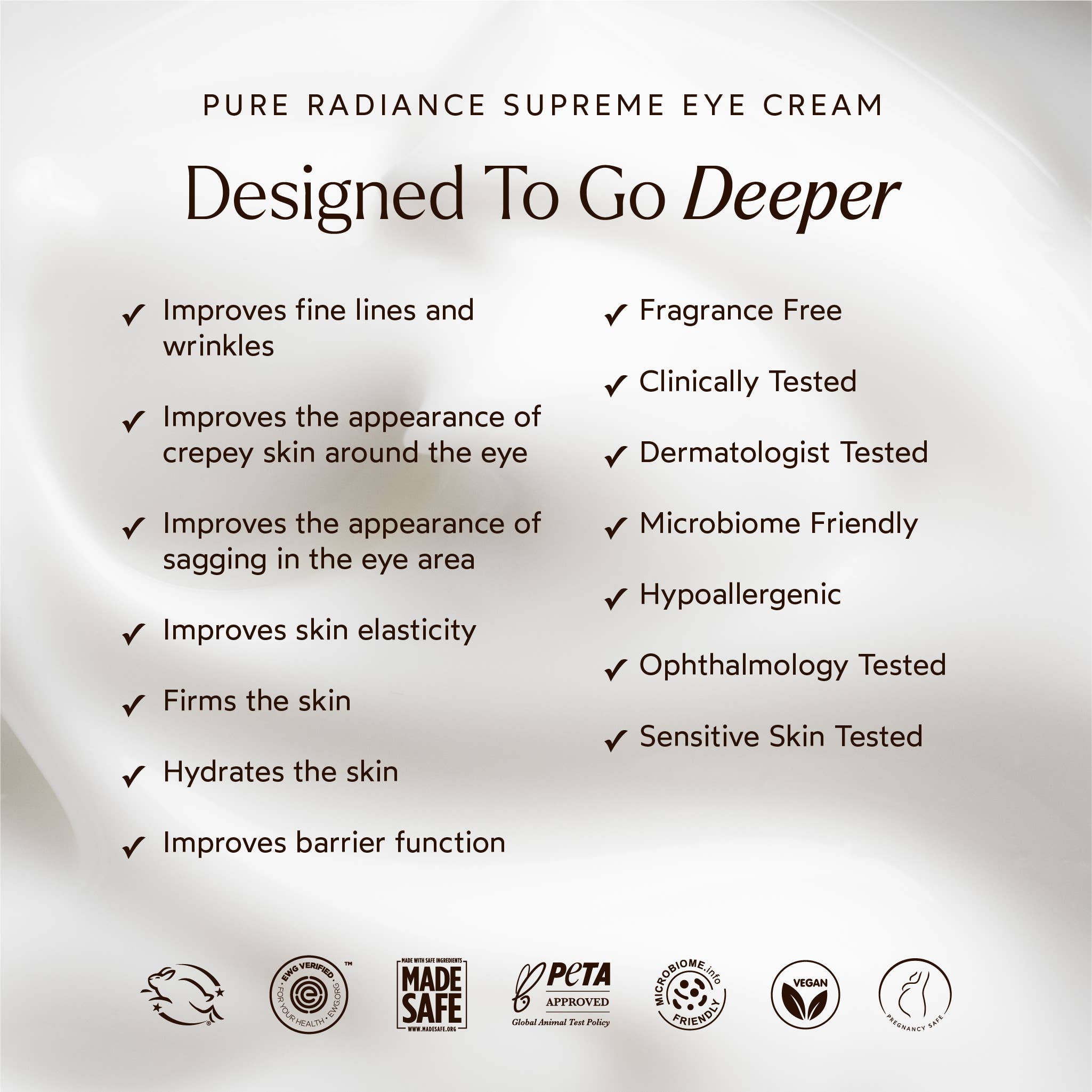 Pure Radiance Supreme Eye Cream