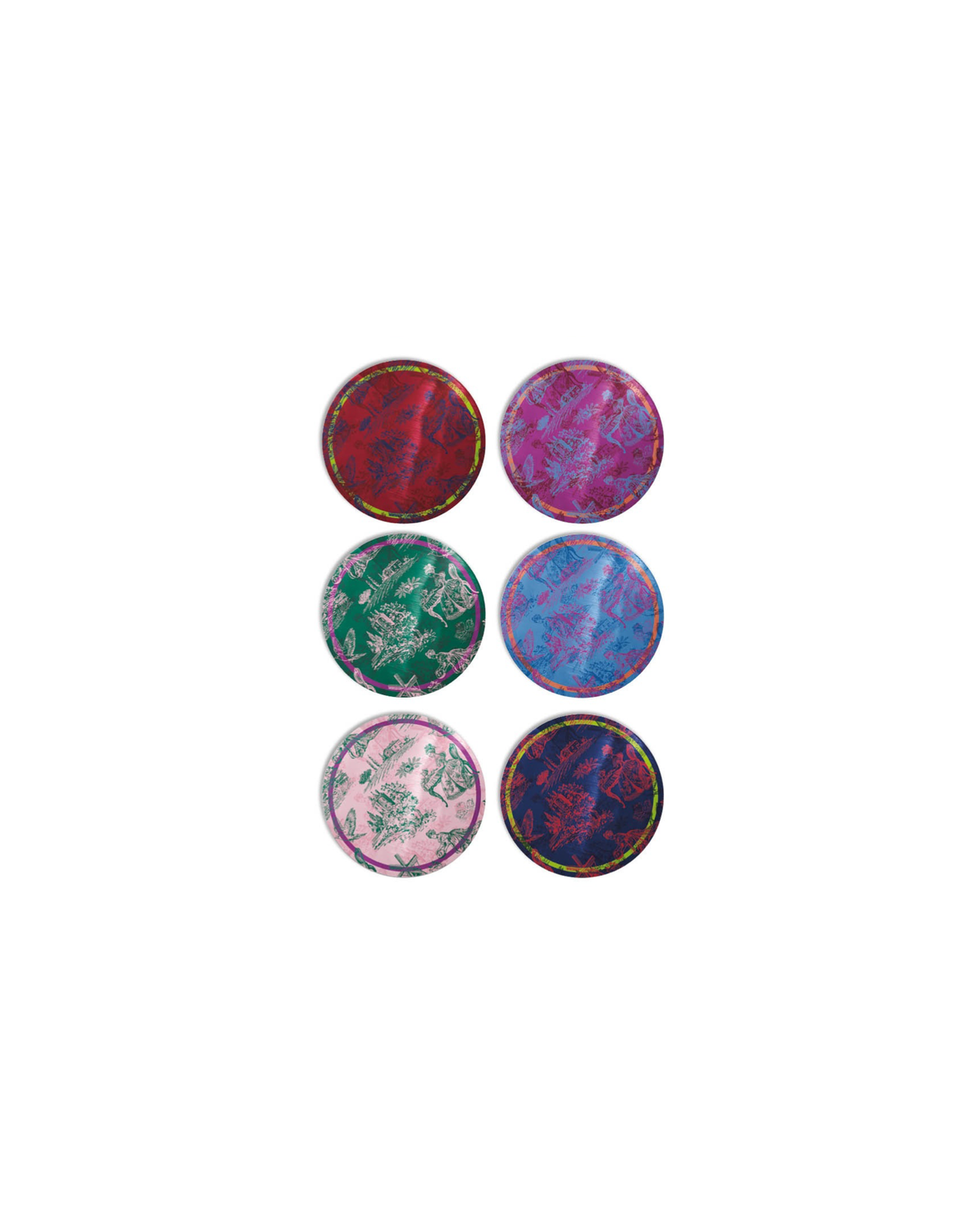 Metal Toile Coasters | Set of 6