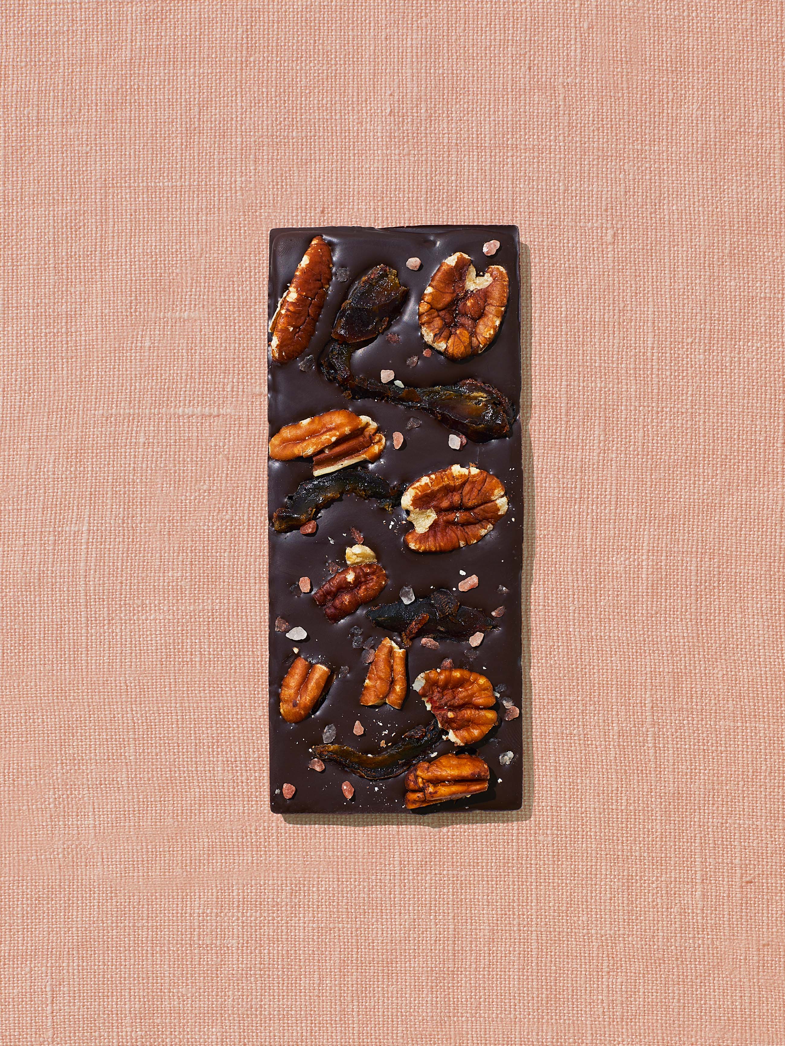 Pecan Date Date-Sweetened Dark Chocolate