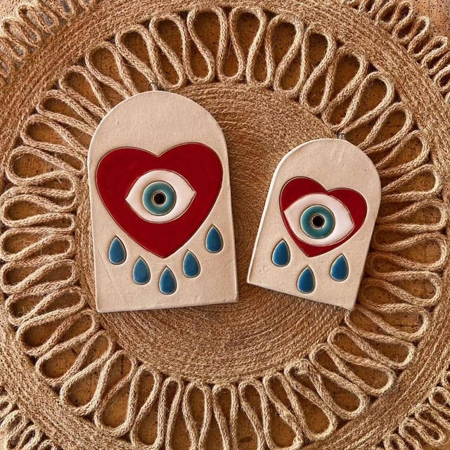 Eye Heart Ceramic Decorative Small Decor