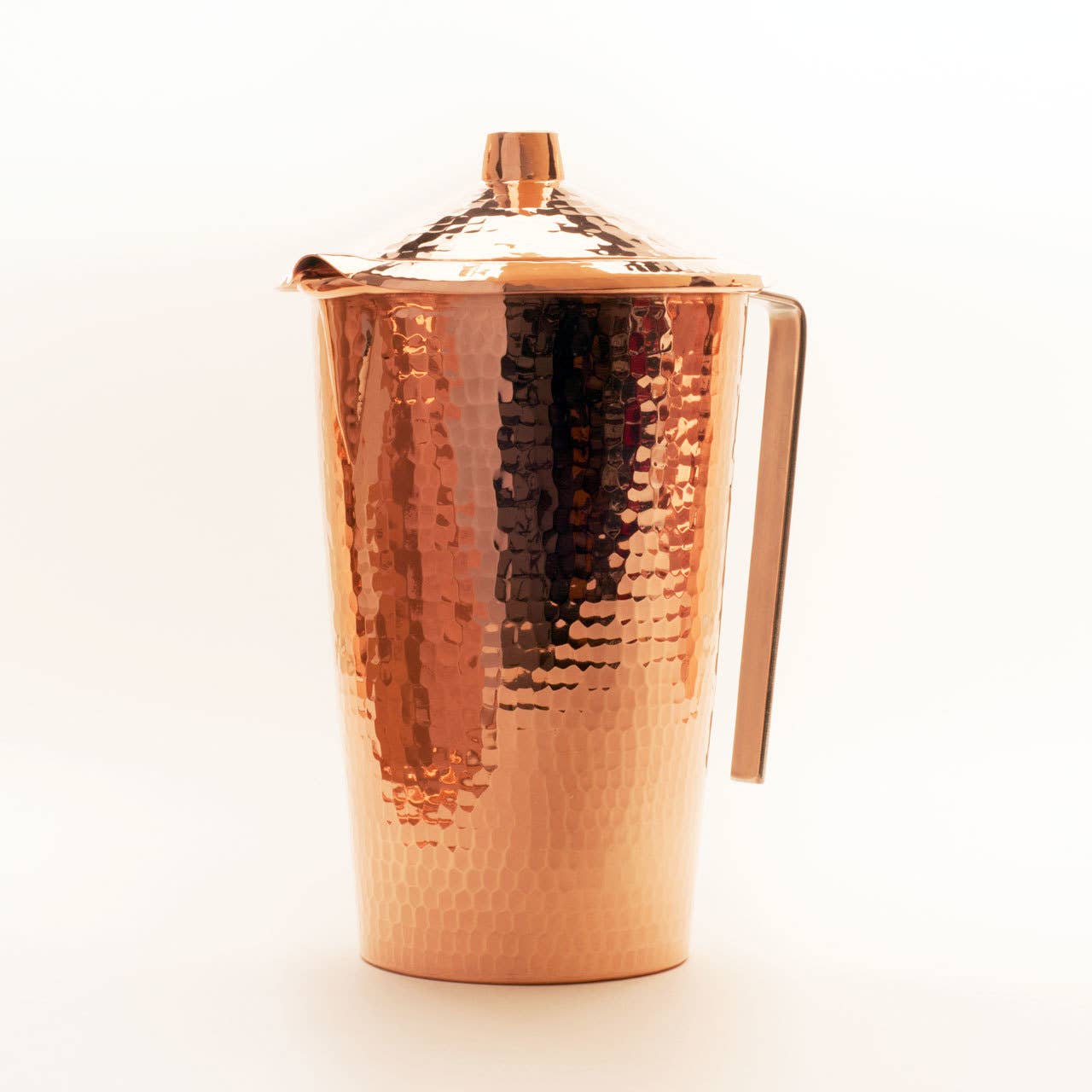 Copper Pitcher with Lid: Large 70 fluid oz