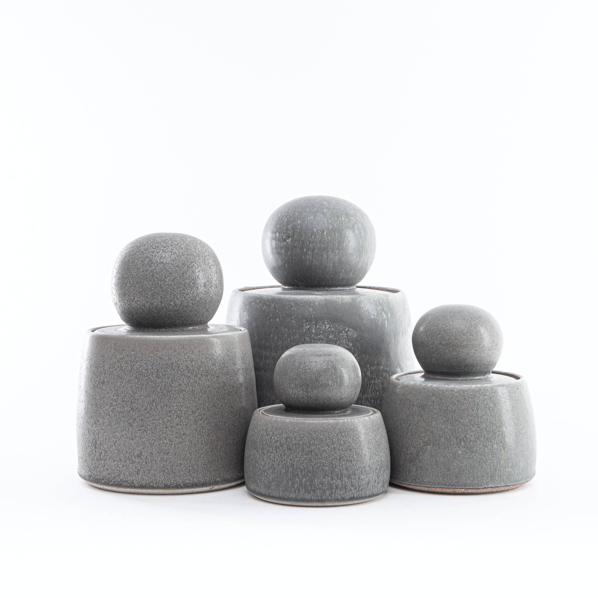 Pewter Stash Jars: Large