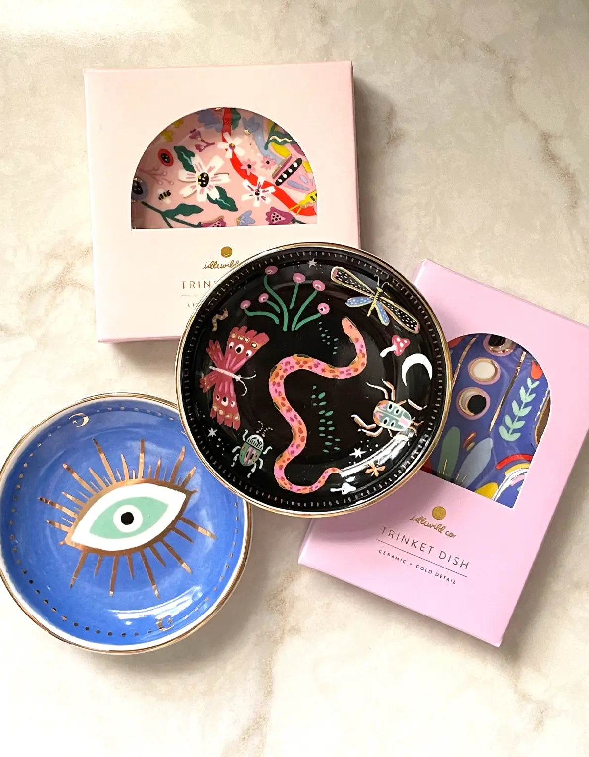 Porcelain Trinket Dish | Hamsa