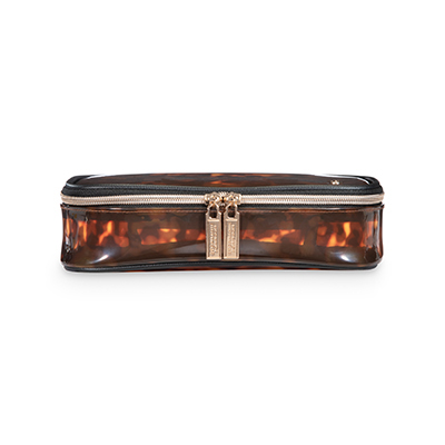 Miami Clearly Tortoise Claire Medium Makeup Case