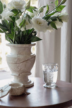 Hand-etched Blown Footed Glass: Wine Glass