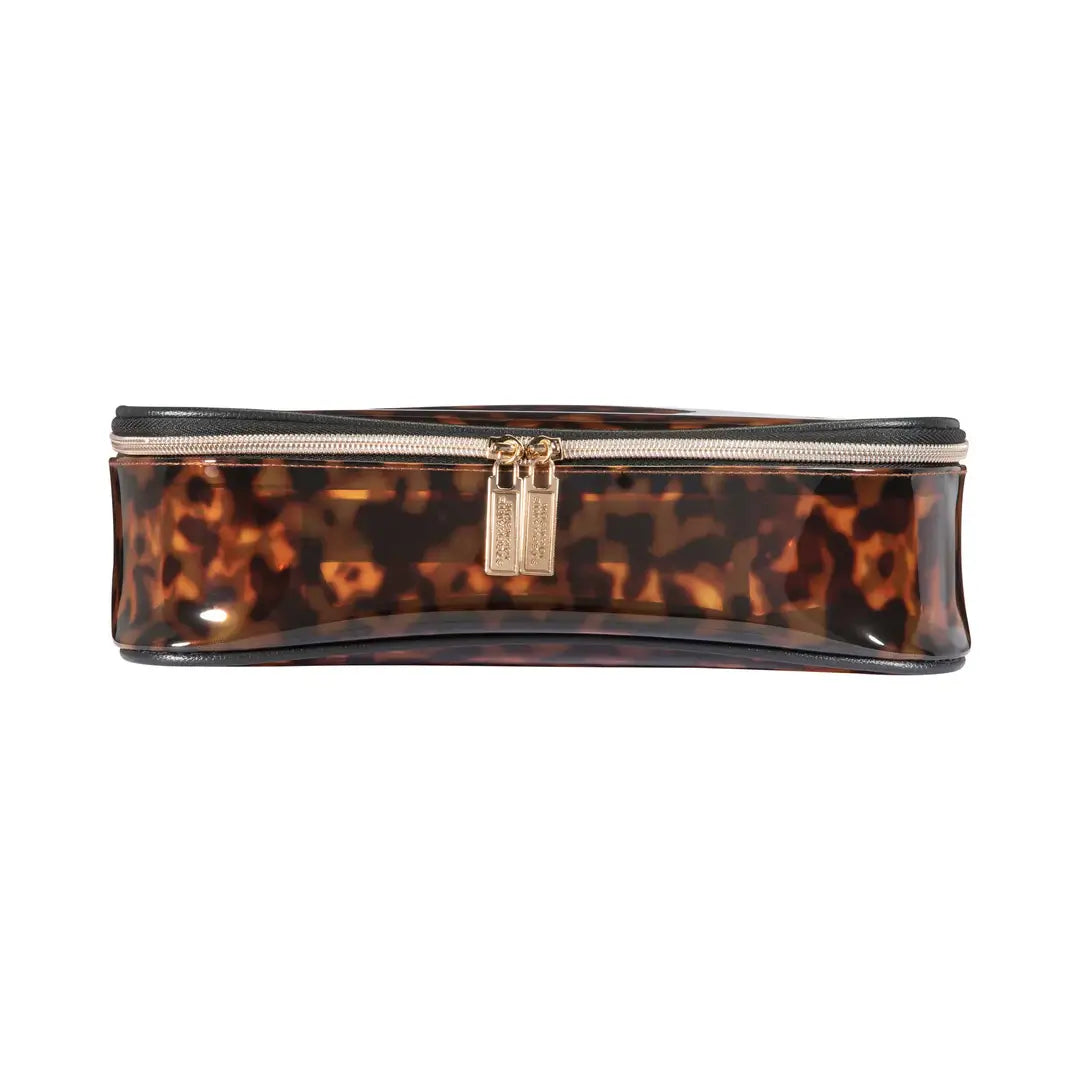 Miami Clearly Tortoise Claire Jumbo Makeup Case