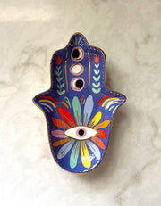 Porcelain Trinket Dish | Hamsa