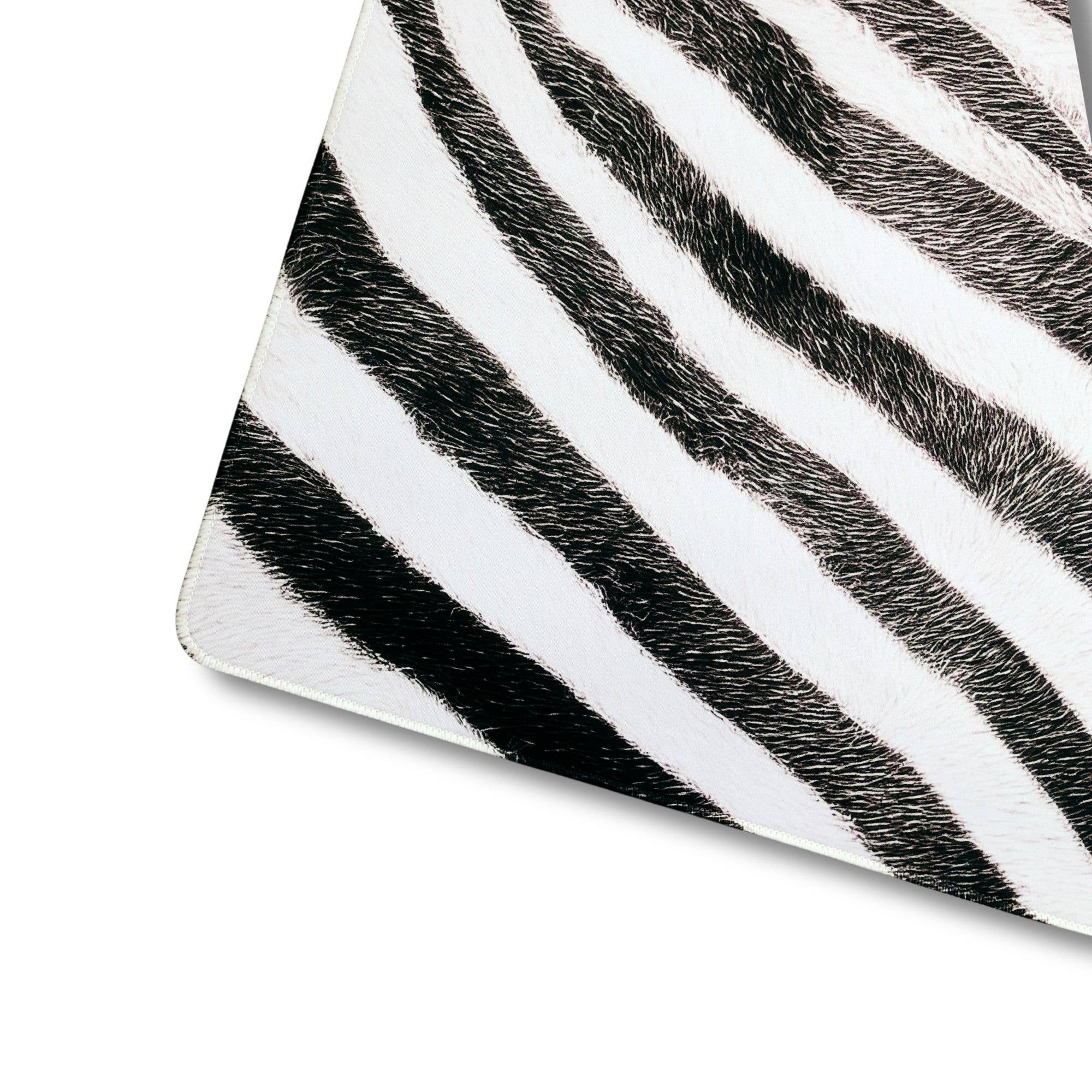 Zebra Noir Safari Club Collection 33" Premium Mahjong Mat