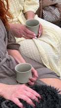 FINE Bathrobe - Stone: 100% GOTS certified organic cotton / M/L