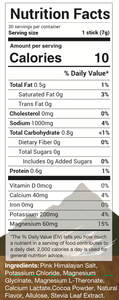 Salt of the Earth | Natural Electrolytes | Chocolate: 12-stick box