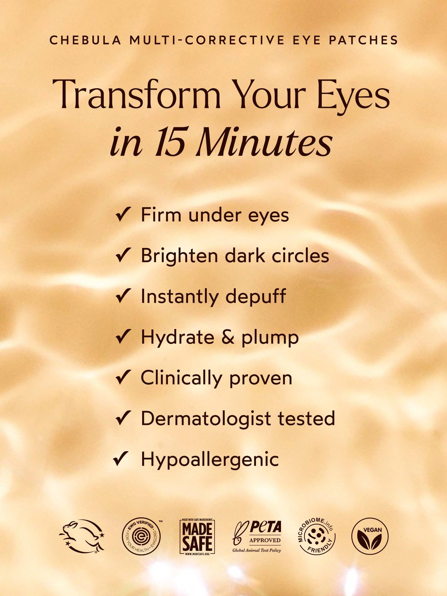 Chebula Multi-Corrective Eye Patches: Full Size (25 pairs)