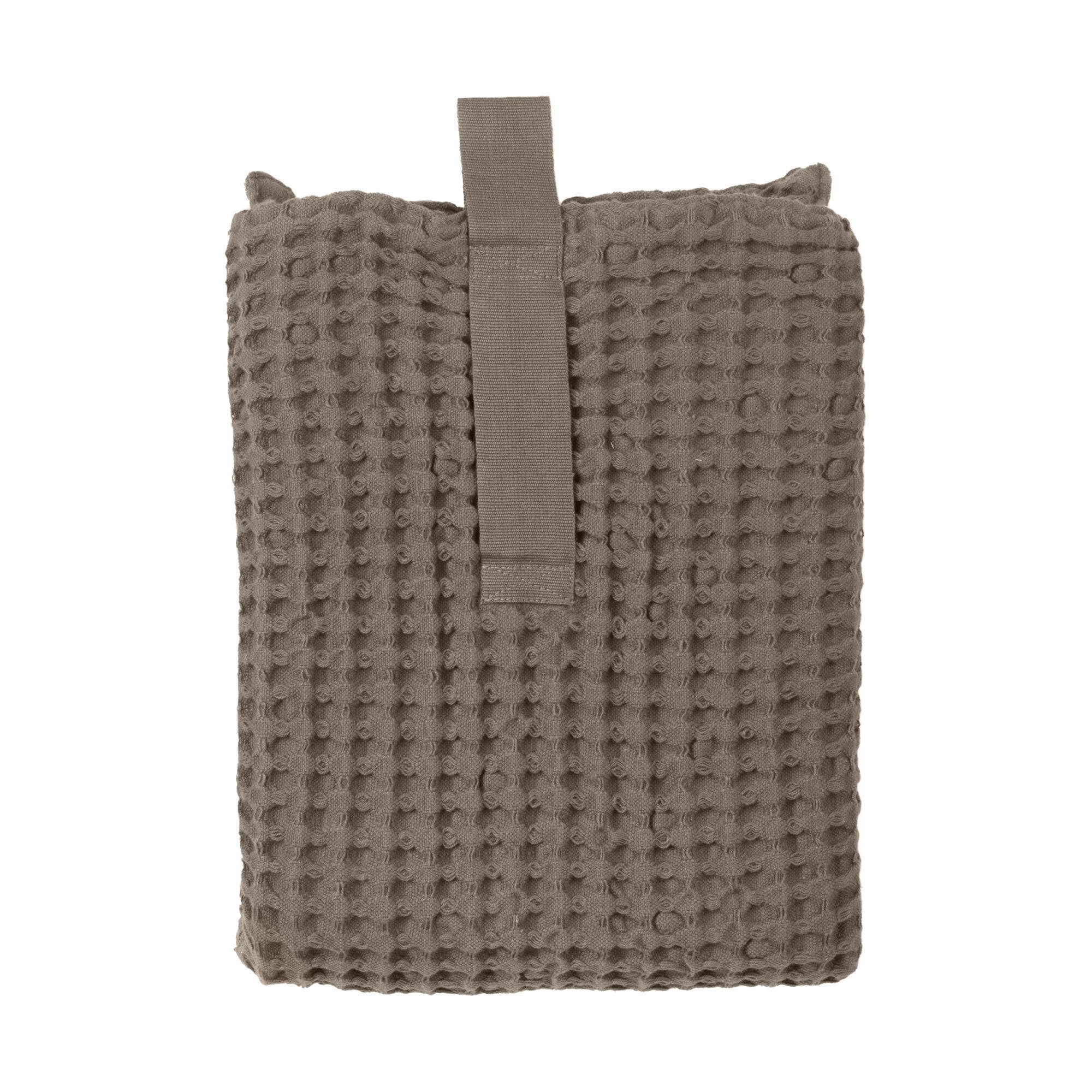 Big Waffle Bath Mat - 80 x 55 cm - Clay: 100% GOTS certified organic cotton / 80 x 55 cm/ 31.5 x 21.7"