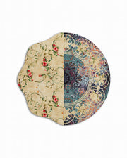 Florecido Round Placemat | Romantic Beige