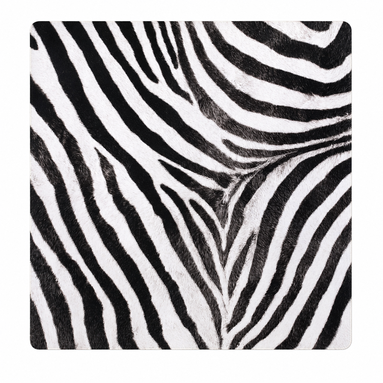 Zebra Noir Safari Club Collection 33" Premium Mahjong Mat