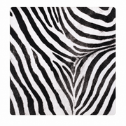 Zebra Noir Safari Club Collection 33" Premium Mahjong Mat