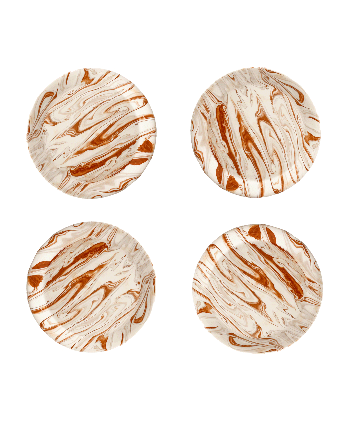 Marbled Terra Salad Plate - Set of 4