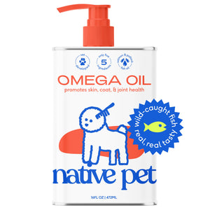 Omega-3 Fish Oil, Skin & Coat Health Supplement for Dogs | 8 oz