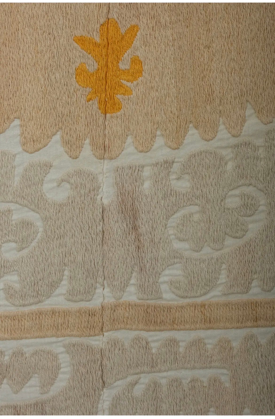 Suzani Tablecloth With Pastel Neutrals