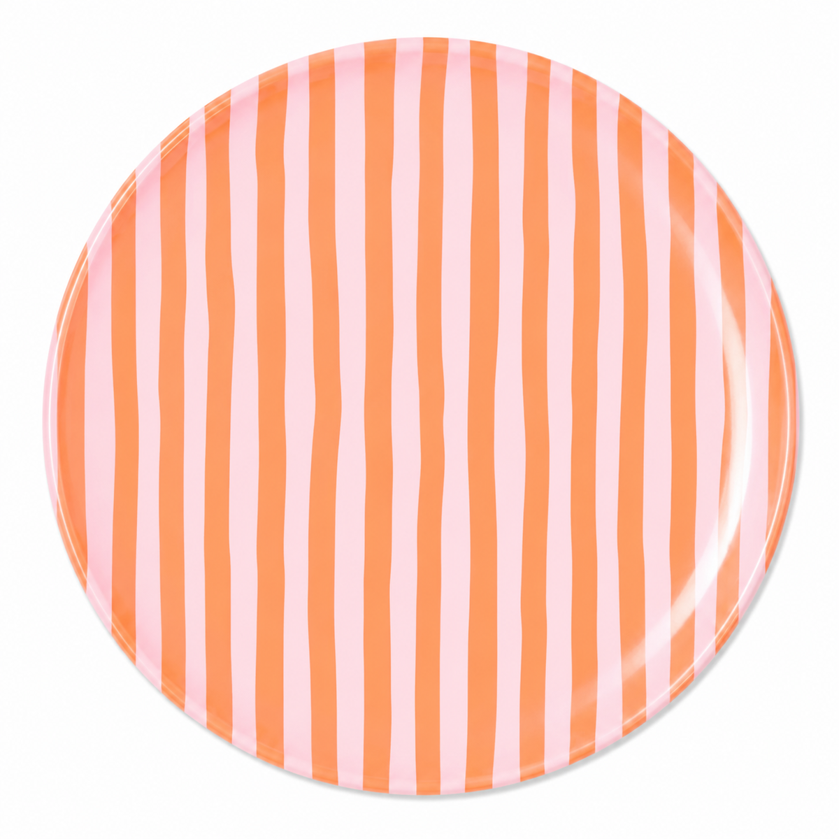 8" Sunday Citrus Melamine Plates-Set of 4