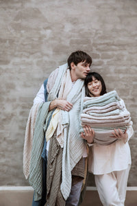 FINE Bath Towel - Clay: 100% GOTS certified organic cotton / 100 x 150 cm / 39.4 x 59.0"