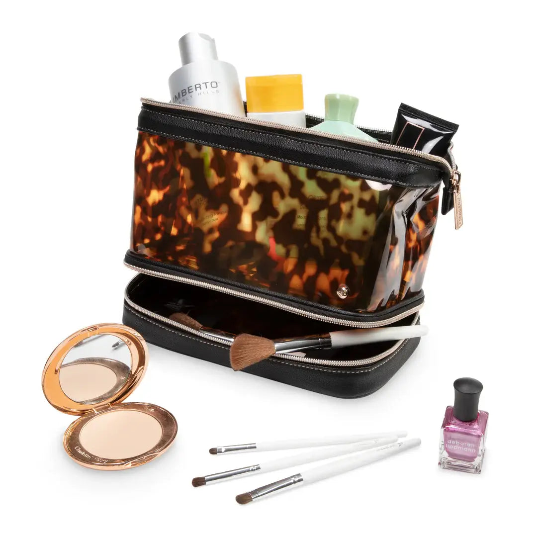 Miami Clearly Tortoise  Hannah Travel Organizer