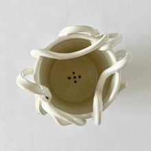 White Looping Planter