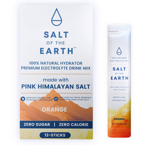 Salt of the Earth | Natural Electrolytes | Orange: 12-stick box