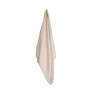 FINE Hand Towel - Stone: Stone / 100% GOTS certified organic cotton / 60 x 100 cm /23.6 x 39.4"
