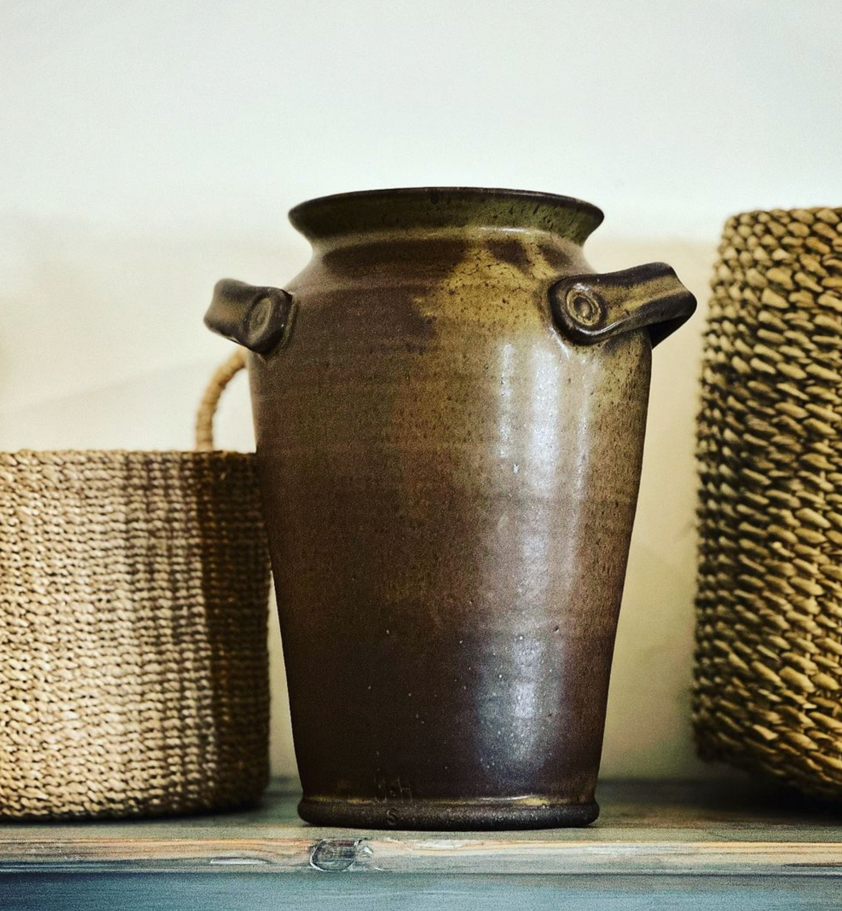 Vintage Inspired Vases: Olive Brown / Toulouse