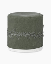 Prism Vine Tissue Roll Cover: Pewter
