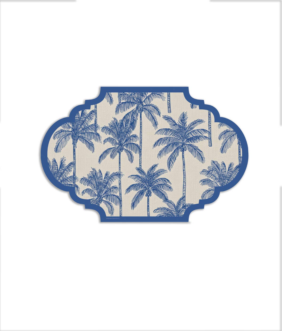 Blue Palmera American Placemat