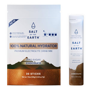 Salt of the Earth | Natural Electrolytes | Chocolate: 12-stick box