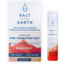 Salt of the Earth | Natural Electrolytes | Grapefruit: 30-stick bag