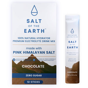 Salt of the Earth | Natural Electrolytes | Chocolate: 12-stick box