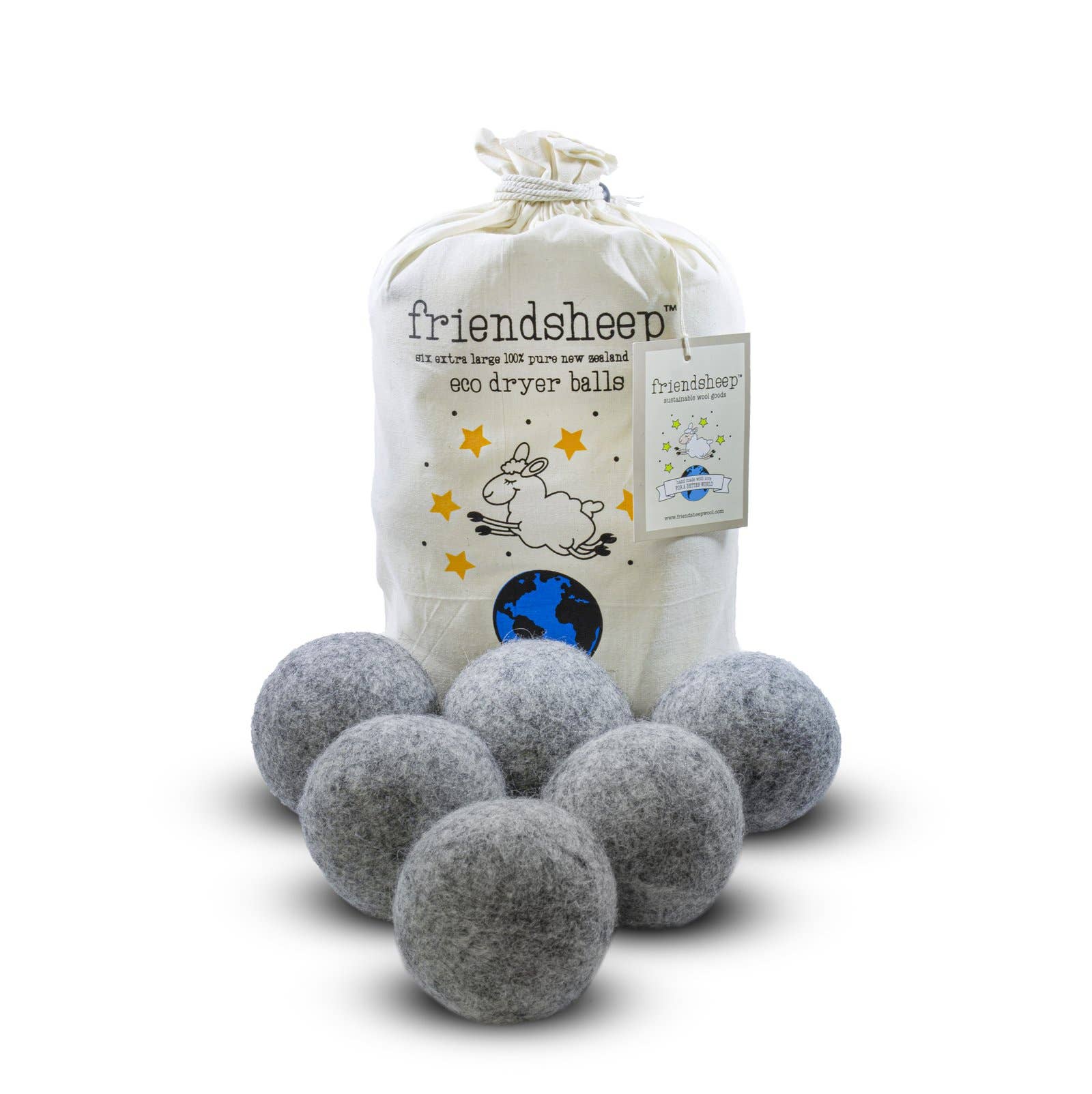 Cozy Grey Eco Dryer Balls