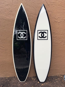 Decorative White Surfboard | 6'