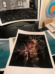 Richard Bettinger ‘Fireworks’ 48” x 60” on acrylic