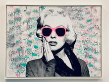 Original Art by Mr Ramano | Marilyn Monroe 49” x 37.5” Framed