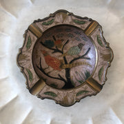 Vintage Brass Bird Ashtray