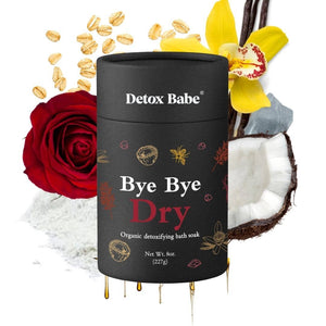 Bye Bye Dry Organic Detox Bath Salt Soak (8 oz)