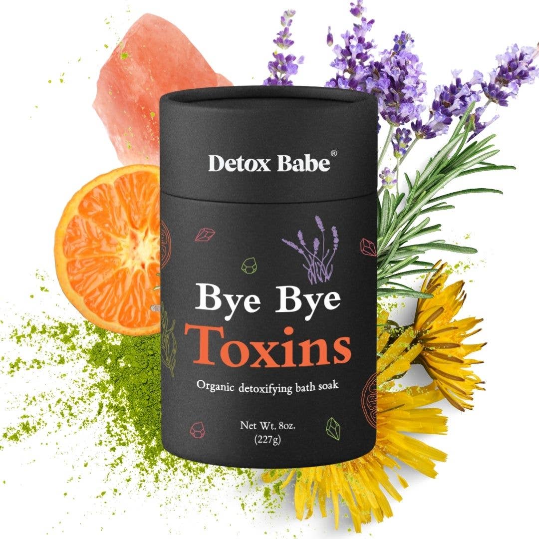 Bye Bye Toxins Organic Detox Bath Salt Soak (8 oz)